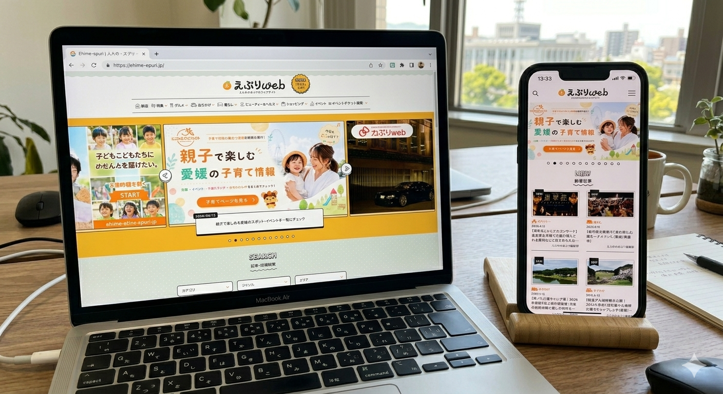 えぷりWeb PC・スマートフォン表示